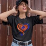 Boise State Broncos Twinkle Heart 3 T Shirt