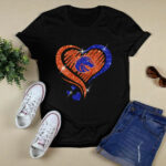 Boise State Broncos Twinkle Heart 4 T Shirt