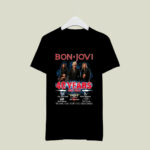Bon Jovi 40 years 1983 2023 Signatures 3 T Shirt