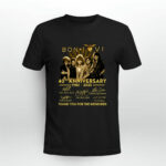 Bon Jovi 40th Anniversary 1982 2023 Thank You For Memories Signature 2 T Shirt