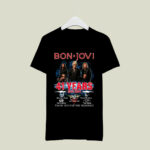 Bon Jovi 41 years 1983 2024 Signatures 3 T Shirt