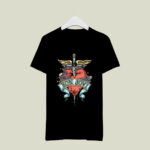 Bon Jovi Pierced Heart Tattoo 3 T Shirt