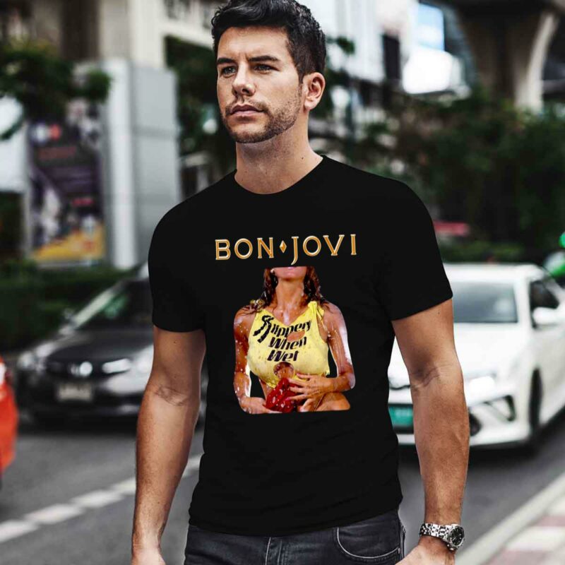 Bon Jovi Slippery When Wet 0 T Shirt