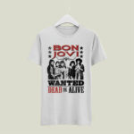 Bon Jovi Wanted Dead Or Alive 5 T Shirt