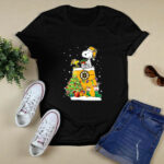 Boston Bruins Snoopy Woodstock Christmas 4 T Shirt