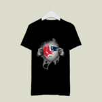 Boston Red Sox and New England Patriots blood inside me 4 T Shirt