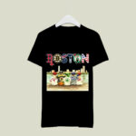 Boston Sport Teams Chibi With Red Sox Bruins Celtics Patriots And Revolution 3 T Shirt