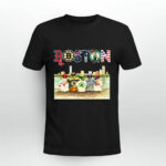 Boston Sport Teams Chibi With Red Sox Bruins Celtics Patriots And Revolution 4 T Shirt