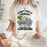 Boys And Girls Drinking Camping Drunkest Bunch Assholes This Side Of The Campground 1 T Shirt