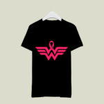 Breast Cancer Awareness Wonder Hero Woman 2 T Shirt