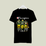 Brett Favre Bart Starr And Aaron Rodgers Green Bay Packers Champion 3 T Shirt