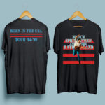 Bruce Springsteen And E Street Band Born in USA Tour 84 85 front 5 T Shirt
