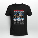 Bruce Springsteen and The E Street Band 52 years 1972 2024 Signatures 2 T Shirt