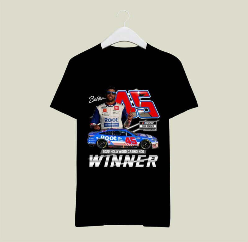 Bubba Wallace Nascar Winner 2022 Hollywood Casino 400 Signature 0 T Shirt