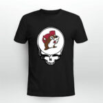 Buc Ees In Grateful Dead Skull 2 T Shirt