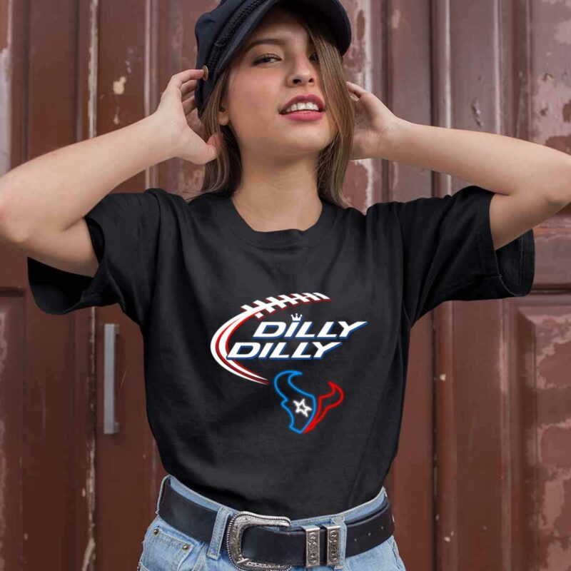 Bud Light Dilly Dilly Houston Texans Neon Light Style 0 T Shirt