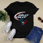 Bud Light Dilly Dilly Houston Texans Neon Light Style 3 T Shirt