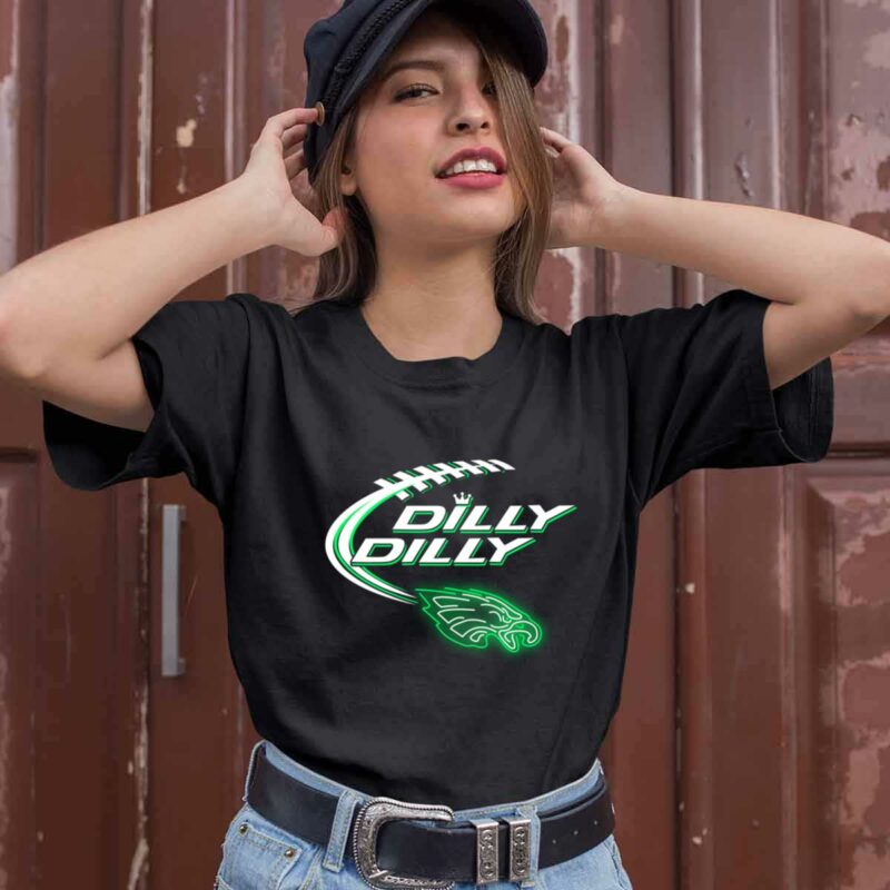 Bud Light Dilly Dilly Philadelphia Eagles Neon Light Style 0 T Shirt