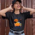 Bud Light Pumpkin Just a Woman Who Loves Bud Light And Fall 1 T Shirt