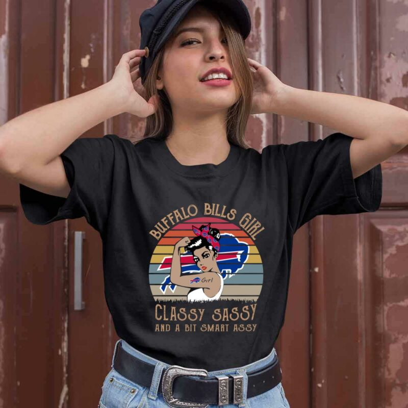 Buffalo Bills Girl Classy Sassy And A Bit Smart Assy 0 T Shirt