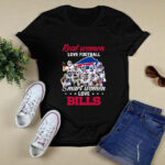 Buffalo Bills Real Women Love Football Smart Women Love Bills 2 T Shirt
