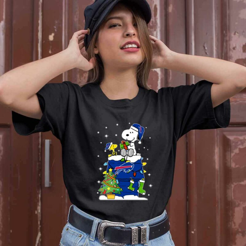 Buffalo Bills Snoopy Woodstock Christmas 0 T Shirt