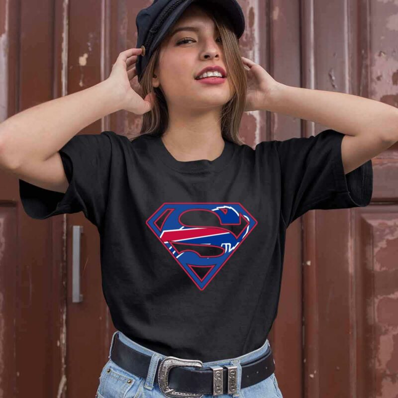 Buffalo Bills Superman Logo 0 T Shirt