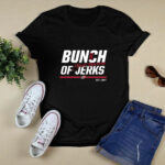 Bunch Of Jerks Carolina Hurricanes Front Running 4 T Shirt