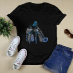 Butterfly High Heels Carolina Panthers 3 T Shirt