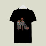 Butterfly High Heels Chicago Bears 4 T Shirt