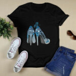 Butterfly High Heels Detroit Lions 2 T Shirt