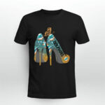 Butterfly High Heels Miami Dolphins 3 T Shirt