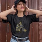 Butterfly High Heels New Orleans Saints 0 T Shirt