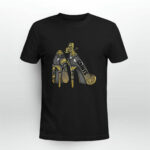 Butterfly High Heels New Orleans Saints 3 T Shirt