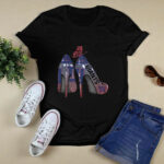 Butterfly High Heels New York Giants 2 T Shirt