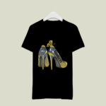 Butterfly High Heels San Diego Chargers 3 T Shirt