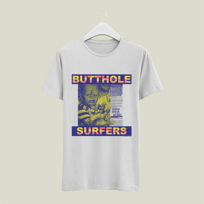 Butthole Surfers Rock Band 1993 Tour Front 5 T Shirt