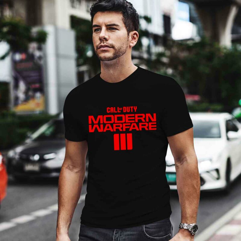 Call Of Duty Modern Warfare Iii Logo 0 T Shirt