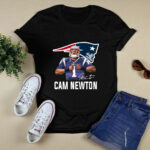 Cam Newton New England Patriots Signature 2 T Shirt