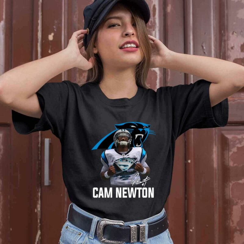 Cam Newton Superman Carolina Panthers Signature 0 T Shirt