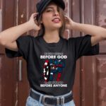 Captain America He Who Kneels Before God Can Stand Before Anyone 1 T Shirt