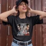 Captain America and Iron Man Heroes Come and Go but Legends Are Forever Signatures 1 T Shirt