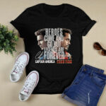 Captain America and Iron Man Heroes Come and Go but Legends Are Forever Signatures 3 T Shirt