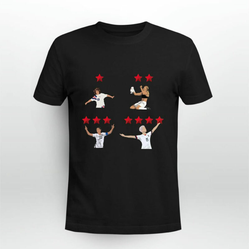 Carli Lloyd Megan Rapinoe Women Football Stars 0 T Shirt