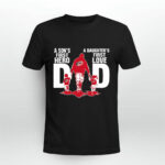 Carolina Hurricanes Dad sons first hero daughters first love 0 T Shirt