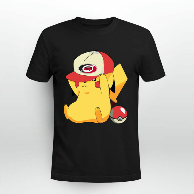 Carolina Hurricanes Pikachu Pokemon 0 T Shirt