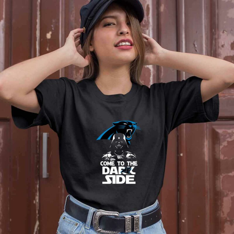 Carolina Panthers Come To The Dark Side Dark Vader Star Wars 0 T Shirt