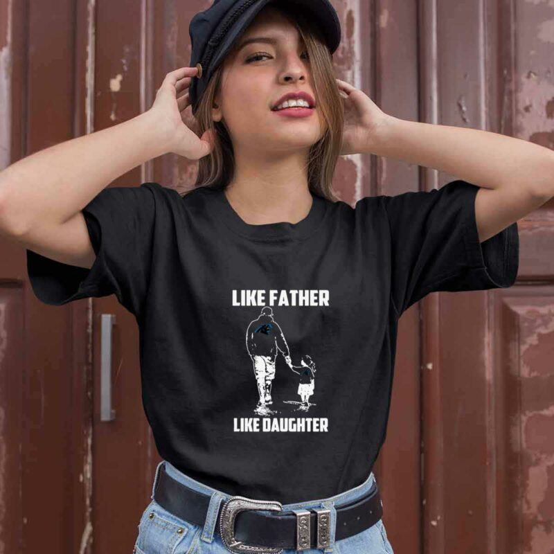 Carolina Panthers Like Father Like Daughter 0 T Shirt