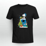 Carolina Panthers Snoopy Woodstock Christmas 4 T Shirt