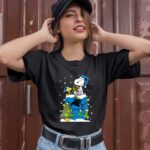Carolina Panthers Snoopy Woodstock Christmas 6 T Shirt